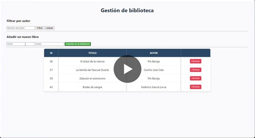 Gestión de Biblioteca: Aplicando bases de desarrollo web He desarrollado una herramienta funcional de gestión de libros para poner en práctica mis conocimientos en el ecosistema de Java Spring Boot… | David Venegas De La Rosa