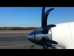 Braathens Regional - Saab 2000 Turboprop takeoff