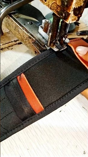 Edge Binding Process on Neoprene Foam Fabric | Smooth & Durable Finish #sewing #shorts