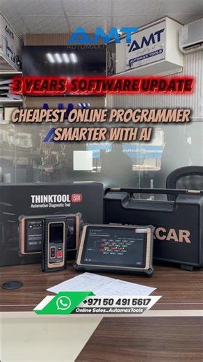 WITH 3 YEARS SOFTWARE UPDATE , ONLINE PROGRAMMING , OFFLINE PROGRAMMING , 42 + SERVICE FUNCATIONS T
