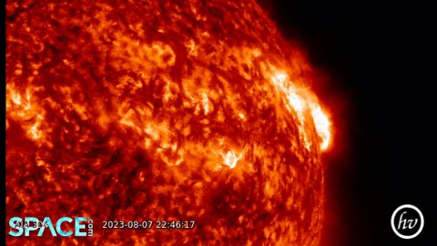 Sun erupts with multiple X-class solar flares captured in a 4K spacecraft time-lapse