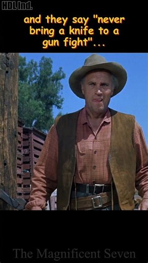 James Coburn in The Magnificent Seven #western #cowboys