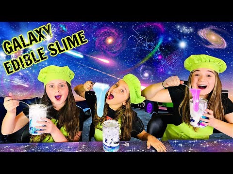 DIY Edible Slime Candy w/ The Wild Adventure Girls! Make Edible GALAXY SLIME!