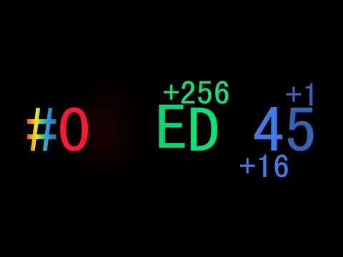0 to 16.8 Million in Hexadecimal using Hex Codes with Sound Effects