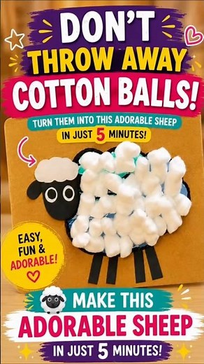 Don’t Throw Away Cotton Balls!!