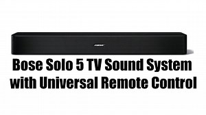 Watch https&colon;//amzn.to/2Mwr8Il Bose Solo 5 TV Sound System with Universal Remote Control on Amazon Live