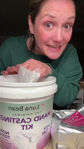 A hand casting kit makes for such a unique at home date night idea! But also doubles as fun family