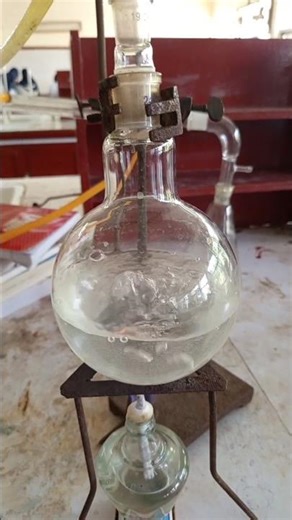 reflex condenser #condenser #chamistrypractical