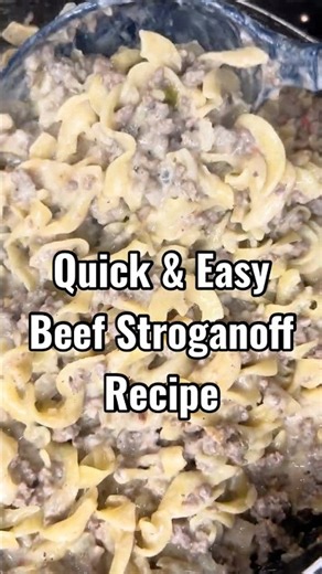 I Make This Beef Stroganoff Every Single Week! #cooking #whatsfordinner #easyrecipe
