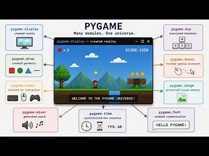 Introduction to Pygame | Learn the Main Pygame Modules in 5 Minutes