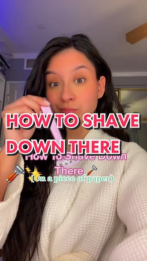 How to shave down under 🪒✨ You’re welcome! #showertok #shavingtip #shavinghack #shavingroutine #bathroomtok