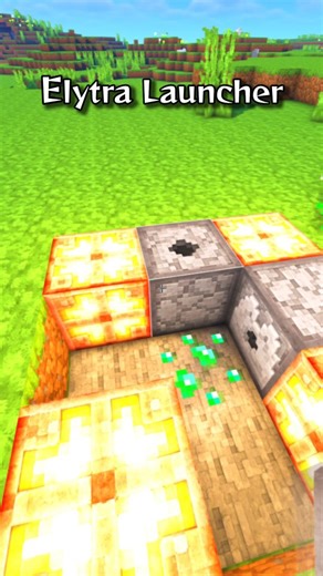Lameeon Crafts on Instagram: "Minecraft Elytra Launcher 🚀🤓 #minecraft #shorts"