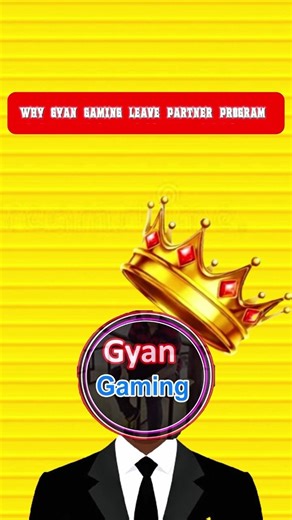 Why Gyan Gaming Leave Partner Program 💔#shorts #freefireshorts #youtubeshorts