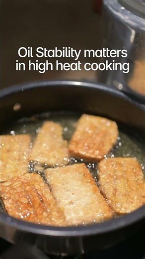 Why does oil stability matter in high-heat cooking?