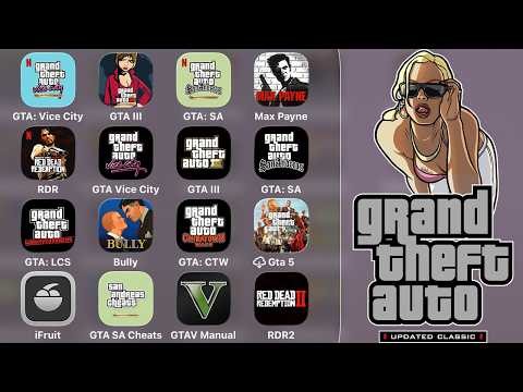 Grand Theft Auto Vice City Netflix / Max Payne / Red Dead Redeption / GTA 3 / San Andreas / Bully