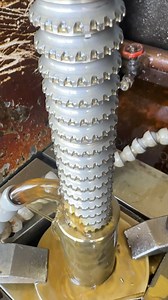 159K views · 1.2K reactions | Precision broaching process with oil #precision #Broaching #splined #cncmachining #manufacturing #oil #parts #sprocket #engine #fabrik #motor | Metal and oil | Facebook