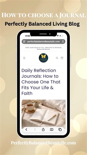 Finding the Right Daily Reflection Journal: A Gentle Guide for Intentional Living #journal