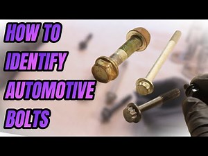 Automotive Fasteners Basics: How To Identify Them