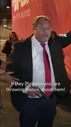 Far-right Israeli member of parliament Itamar Ben-Gvir pulls out gun in Sheikh Jarrah