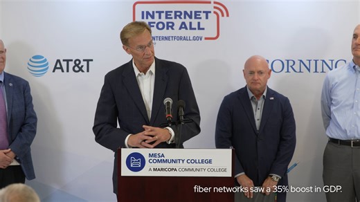 The world has installed enough fiber to go back and forth to the sun 20 times, however only about 19% of U.S. homes are connected. Our newest manufacturing facility in Arizona is the latest in a series of investments of more than half a billion dollars since 2020 that has nearly doubled Corning’s ability to supply in North America. Learn more: http://ms.spr.ly/6188dqGkm. | Corning Incorporated