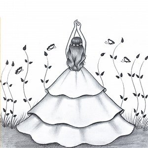 309K views · 5.1K reactions | #Girldrawing #Pencildrawing #Drawing | Drawingneelu | Facebook