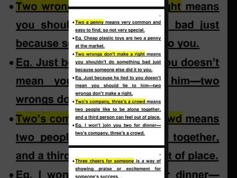 Idioms and Phrasal Verbs 428