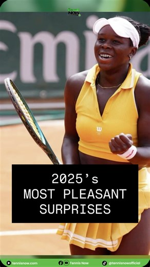 Started at the bottom now we here 🔥 Props to the special players who caught us by surprise in 2025! #tennis #atp #wta | Tennis Now