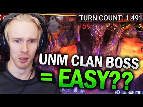 MEGA BUDGET UNM Clan Boss Team! - "IT'S REALLY WORKING?!" - Raid Shadow Legends Wixwell CB Guide