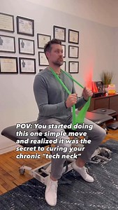 Do you think you have tech neck? 📱 You might if… • Your neck feels stiff when you look up • You get headaches after screen time • Your shoulders sit forward • Your posture gets worse as the day goes on 👉 This exercise helps restore motion control. Try x10 a couple times per day while working 🔷 Book in person @eliteperformancechiro 🔷 Check out the products I use, available on my Amazon storefront @chicagobackdoc 🔷 Fueled by Fullscript supplements. Link in bio @chicagobackdoc . Sign up for 15