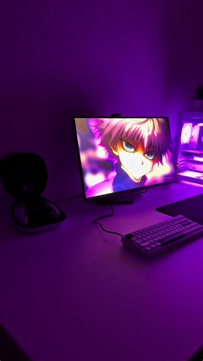 purple configuration😈 #purple #kirua #pc #setup