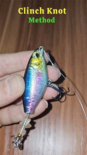 How Do You Tie Artificial Bait?#LearnProFishing#Fishing#ClinchKnot#FishingTips