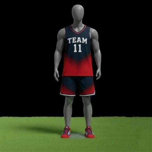 ZB sports wear on Instagram: "latest custom basketball uniform is all about that powerful, performance-ready look. Featuring a sharp navy and red design with bold 'TEAM 11' lettering, this kit is built with lightweight, breathable fabric for maximum comfort and freedom of movement on the court. Design your dream uniform with us and stand out from the crowd! #BallIsLife #sportswear #USABasketballBuyers"