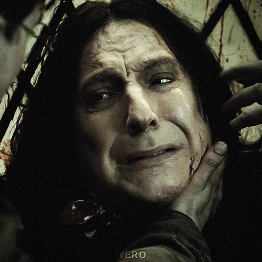 their first and last meeting. #harrypotter #severussnape | snape deaths scene