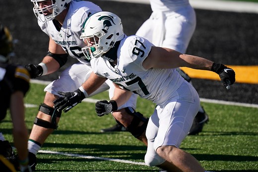 Inside Tyler Hunt’s improbable path from walk-on kicker to starting tight end at Michigan State