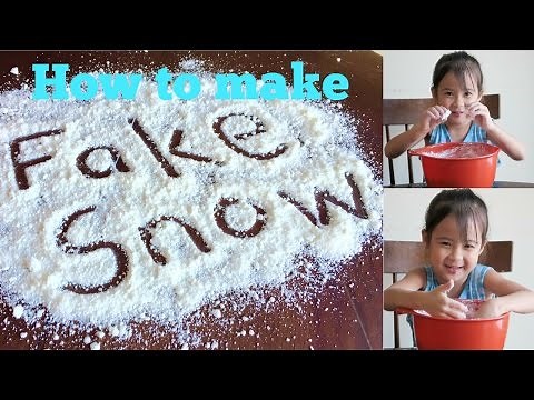 How to Make Fake Snow (DIY Snow)