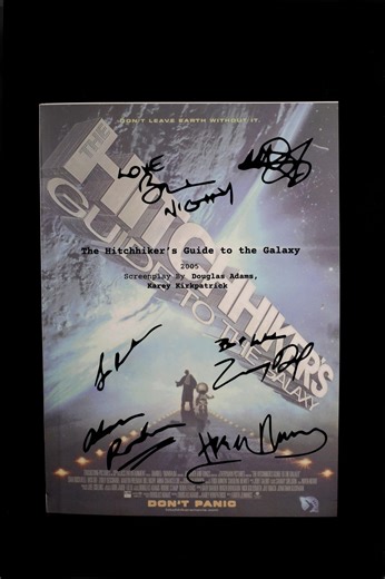 The Hitchhiker’s Guide to the Galaxy Script Book – Soft Cover Screenplay – Sci-Fi Comedy Film Script