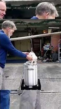 🦃🔥 Deep Frying a Turkey in Peanut Oil for Thanksgiving! 🍂#Thanksgiving #HolidayCooking #Shorts