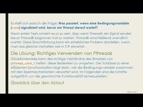 Verstehen des Verhaltens von EventWaitHandle und pthread_cond_t im Multithreading