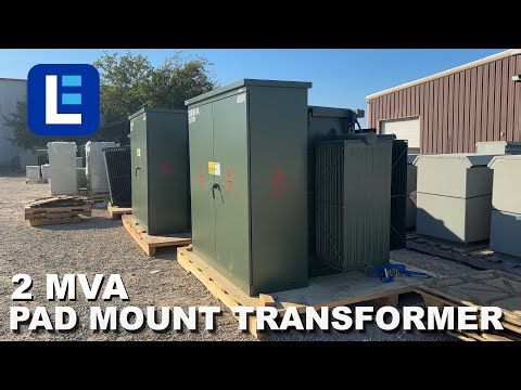 2 MVA Pad Mount Transformer - 12470V Delta Primary, 480Y/277 Wye Secondary - KNAN/Bell Green
