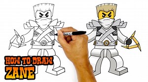 How to Draw Zane | Ninjago