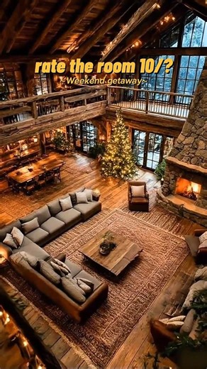 ASMR Restoration!Unfinished Log Cabin Interior Full Restoration to Luxurious Living Room||🏠😱||#asmr