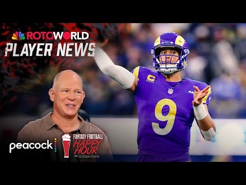 Analyzing MVP race between Matthew Stafford, Drake Maye | Fantasy Football Happy Hour | NFL on NBC