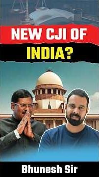 Breaking: India Gets a New CJI! #shorts