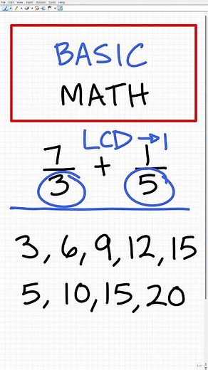Basic Math Fraction Tip!