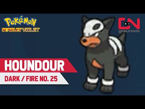How to Get Houndour Early in Pokemon Scarlet and Violet - Houndour Location