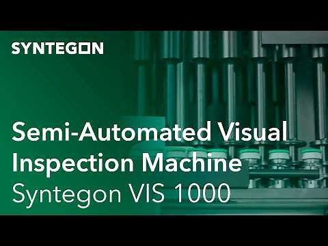 Semi-Automated Visual Inspection Machine | Syntegon VIS 1000