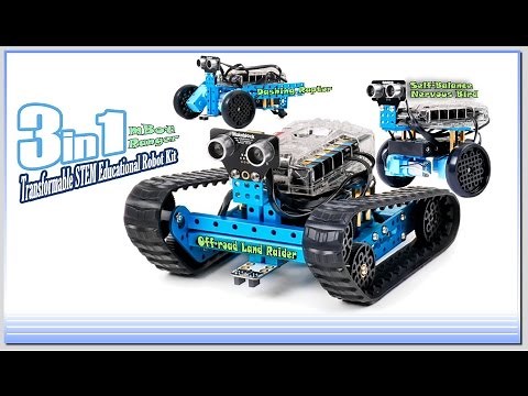 Learning, Experience and Review the Makeblock 3 in 1 mBot Ranger Robot Kit