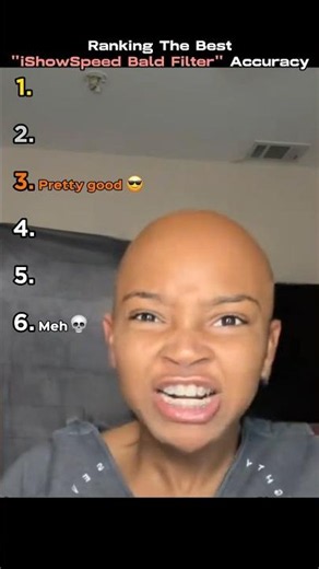 Ranking The Best "iShow Speed Bald Filter" Accuracy Moments 👨‍🦲