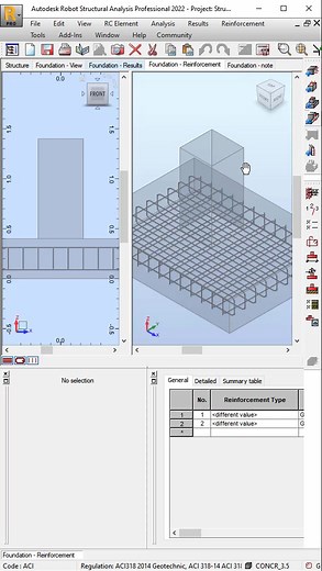 Footing Drawing Creation in Robot Structural Analysis