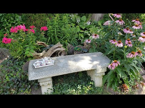 Outdoor Stone Bench | Garden Ideas